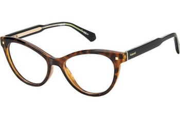 Glasses Polaroid PLDD446 086 Cat Eye Havanna