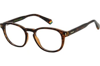 Glasses Polaroid PLDD452 086 Rund Havanna