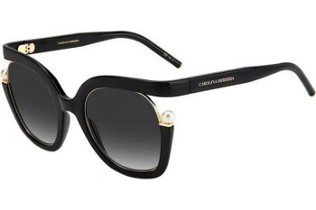 Sonnenbrille Carolina Herrera CH0003/S 807/9O Rund Schwarz