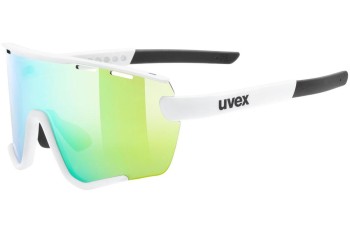 Sonnenbrille uvex sportstyle 236 set White Mat S2,S0 Monoscheibe | Shield Weiß