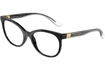 Glasses Dolce & Gabbana DG5084 501 Cat Eye Schwarz