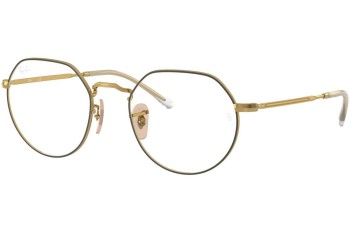 Glasses Ray-Ban Jack RX6465 2890 Rund Gold