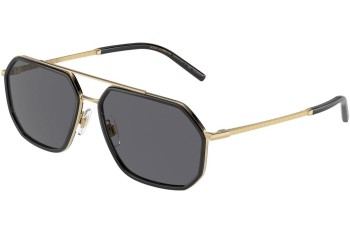 Sonnenbrille Dolce & Gabbana DG2285 02/81 Polarized Pilot Gold