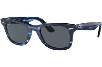 Sunglasses Ray-Ban Wayfarer RB2140 1361R5 Quadratisch Blau