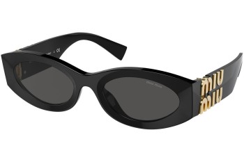 Sunglasses Miu Miu MU11WS 1AB5S0 Oval Schwarz