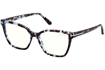 Glasses Tom Ford FT5812-B 055 Cat Eye Blau