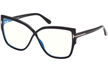 Glasses Tom Ford FT5828-B 001 Quadratisch Schwarz