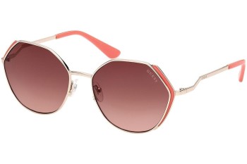 Sonnenbrille Guess GU7842 32F Rund Gold