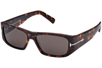 Sunglasses Tom Ford FT0986 52A Rechteck Havanna