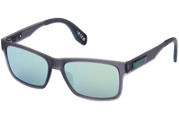 Sonnenbrille Adidas Originals OR0067 20Q Rechteck Grau