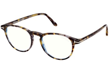 Brillen Tom Ford FT5803-B 055 Rund Havanna