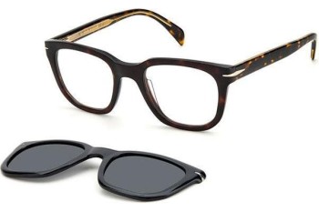 Glasses David Beckham DB7043/CS 086/M9 Polarized Quadratisch Havanna