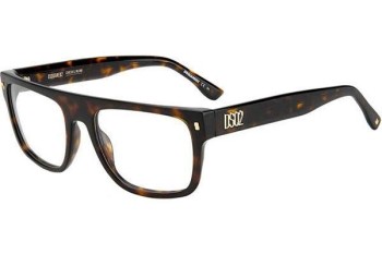 Glasses Dsquared2 D20036 086 Flat Top Havanna