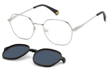 Brillen Polaroid PLD6184/CS 85K/C3 Polarized Quadratisch Silber