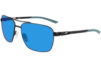 Sonnenbrille Nike Club Premier P DQ0920 011 Polarized Quadratisch Schwarz