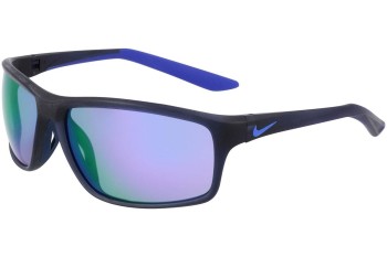 Sonnenbrille Nike Adrenaline 22 DV2155 451 Rechteck Blau