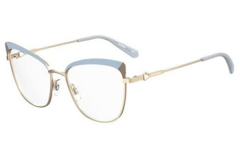 Brillen Love Moschino MOL602 9DU Cat Eye Gold