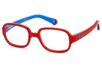 Glasses Polaroid Junior PLDK003 4E3 Quadratisch Rot