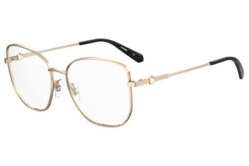 Brillen Love Moschino MOL601 000 Quadratisch Gold