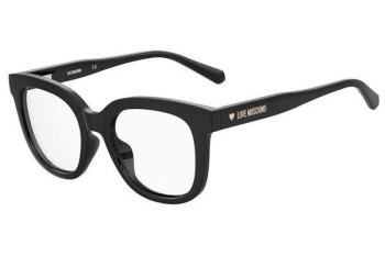 Glasses Love Moschino MOL605/TN 807 Quadratisch Schwarz