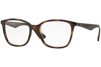 Glasses Ray-Ban RX7066 5577 Quadratisch Havanna