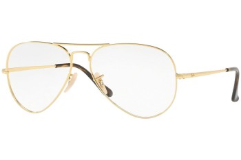 Glasses Ray-Ban Aviator Optics RX6489 2500 Pilot Gold