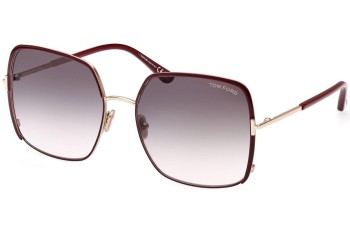 Sunglasses Tom Ford FT1006 69W Cat Eye Rot