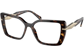 Glasses Prada PR03ZV 2AU1O1 Quadratisch Havanna