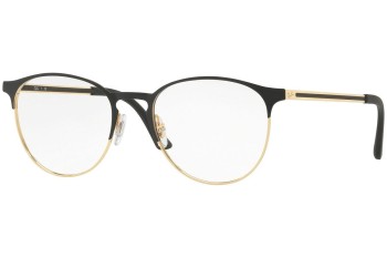 Glasses Ray-Ban RX6375 2890 Rund Schwarz