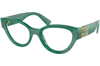 Glasses Miu Miu MU01VV 15H1O1 Oval Grün