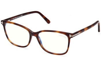 Brillen Tom Ford FT5842-B 053 Quadratisch Havanna