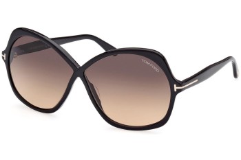 Sonnenbrille Tom Ford FT1013 01B Cat Eye Schwarz