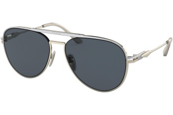 Sunglasses Prada PR54ZS 17F09T Pilot Silber