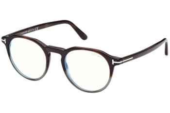 Brillen Tom Ford FT5833-B 056 Rund Havanna