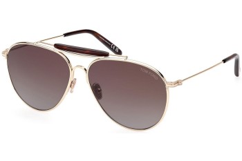 Sonnenbrille Tom Ford FT0995 32F Pilot Gold