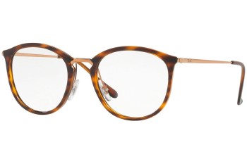 Glasses Ray-Ban RX7140 5687 Rund Havanna