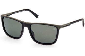 Sunglasses Timberland TB9302 02R Polarized Quadratisch Schwarz