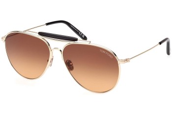 Sonnenbrille Tom Ford FT0995 32E Pilot Gold