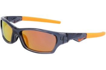 Sonnenbrille Nike Jolt M DZ7379 021 Rechteck Grau