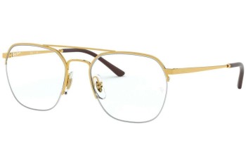 Glasses Ray-Ban RX6444 2500 Quadratisch Gold