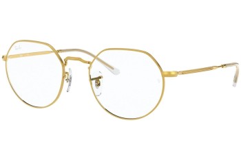 Glasses Ray-Ban Jack RX6465 3086 Rund Gold