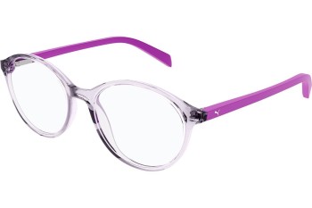 Glasses Puma PJ0063O 004 Rund Lila