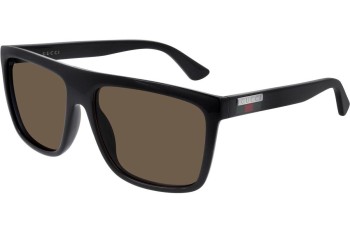 Sunglasses Gucci GG0748S 002 Flat Top Schwarz