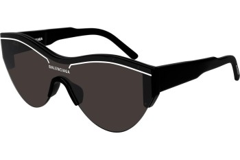 Sonnenbrille Balenciaga BB0004S 001 Monoscheibe | Shield Schwarz