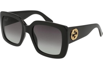 Sunglasses Gucci GG0141SN 001 Quadratisch Schwarz