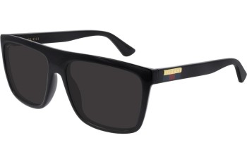 Sunglasses Gucci GG0748S 001 Flat Top Schwarz