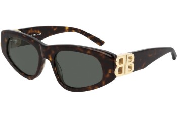 Sunglasses Balenciaga BB0095S 002 Cat Eye Havanna