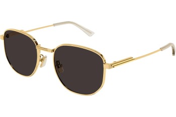 Sonnenbrille Bottega Veneta BV1160SA 004 Quadratisch Gold