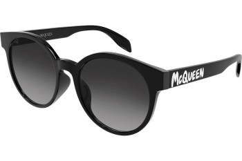 Sunglasses Alexander McQueen AM0349SA 001 Rund Schwarz