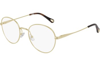 Glasses Chloe CH0021O 004 Rund Gold